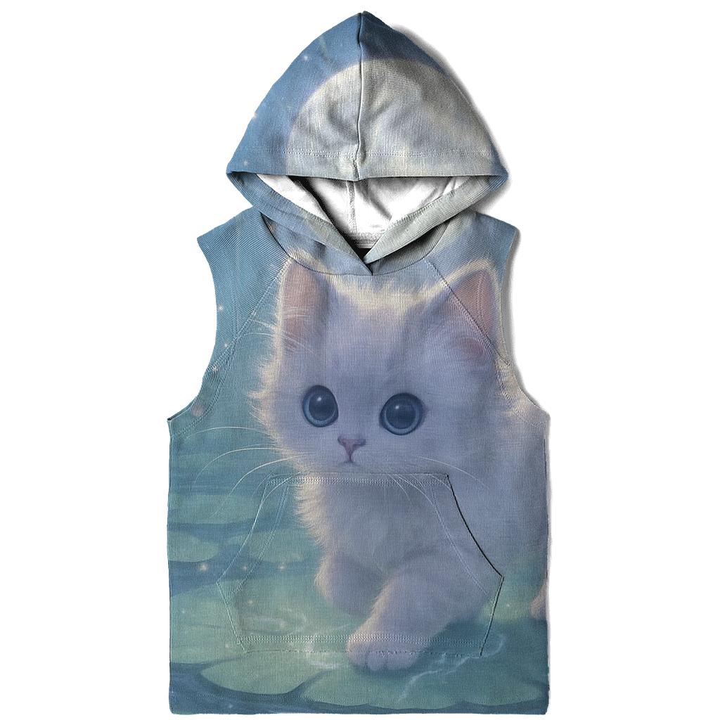 Moonlit Purrdition Garden hoodies fashion