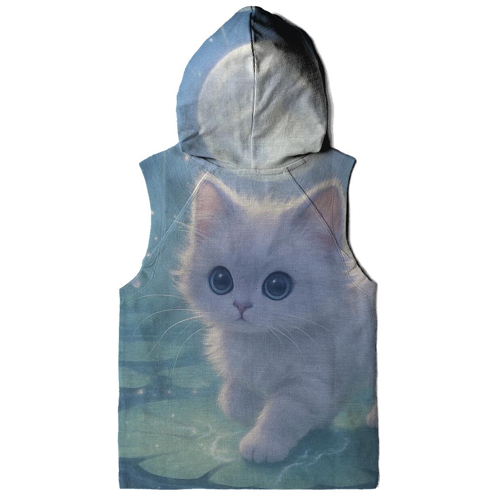 Moonlit Purrdition Garden hoodies fashion