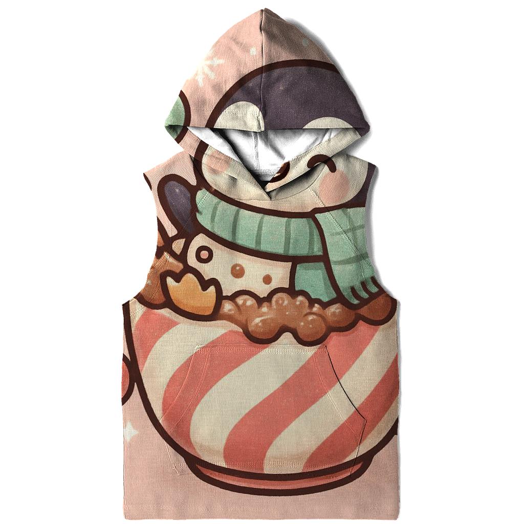 Peppermint Penguin Bubble Bath Bash lightweight hoodies