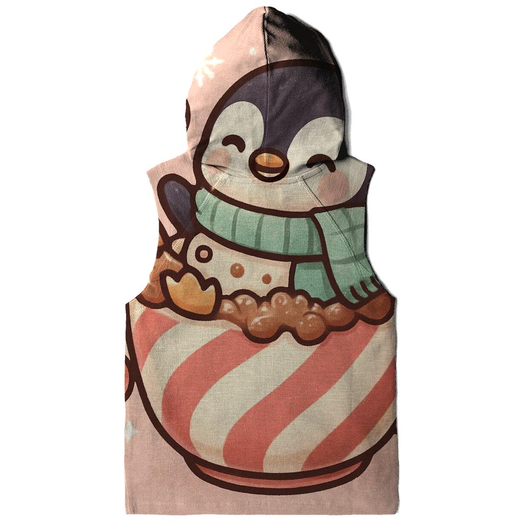 Peppermint Penguin Bubble Bath Bash lightweight hoodies