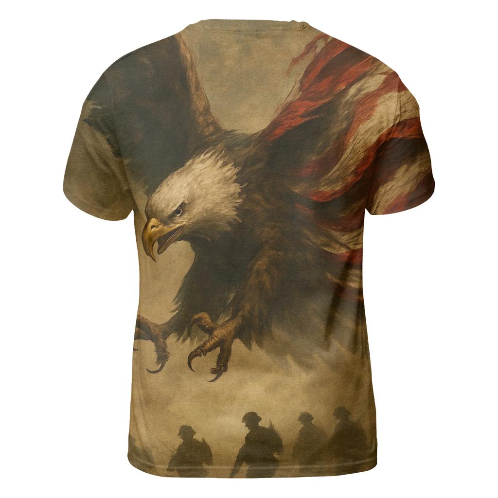 Sentinel Eagle Above The Dust Line unique graphic print tees