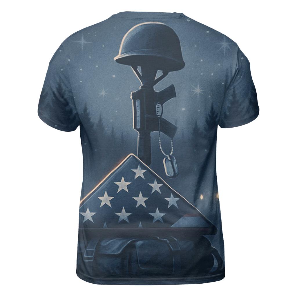 Memorial Stillness In Winter Light designer pattern shirts