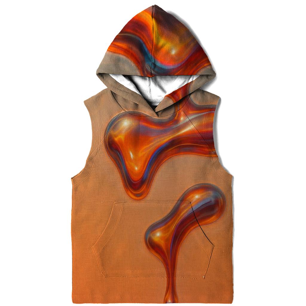 Solar Citrus Meltforms printed hoodies