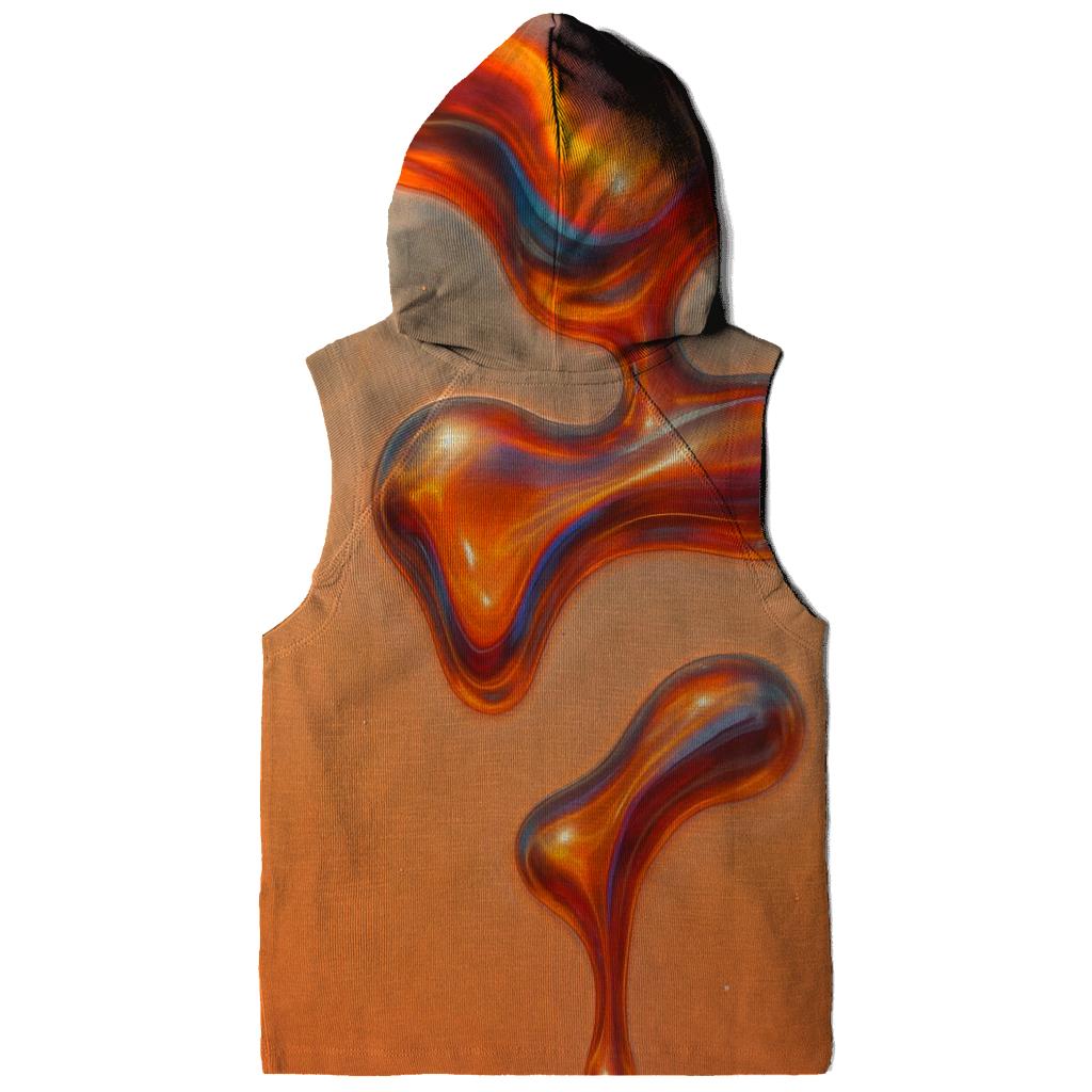 Solar Citrus Meltforms printed hoodies