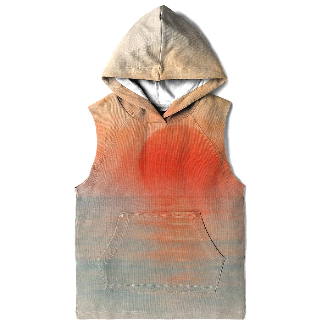 Japan Sunrise Watercolor Horizon lightweight hoodies