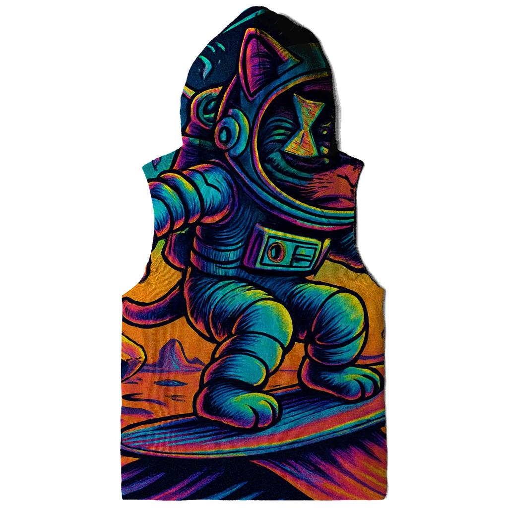 Time Dune Astronaut Cat lightweight hoodies