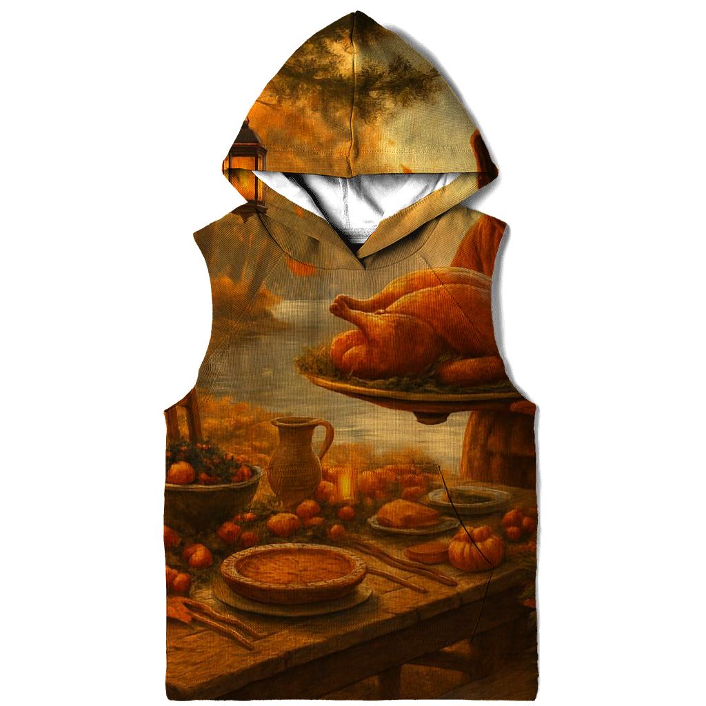 Autumn Lake Feast Under Lantern Pines pullover hoodies