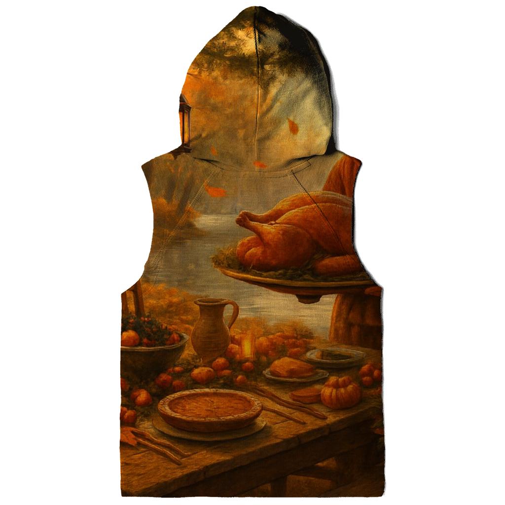 Autumn Lake Feast Under Lantern Pines pullover hoodies