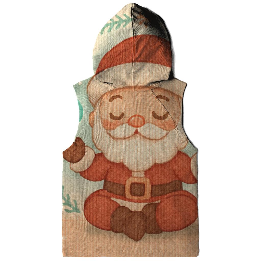 Knitted Candy Galaxy Santa hoodies fashion