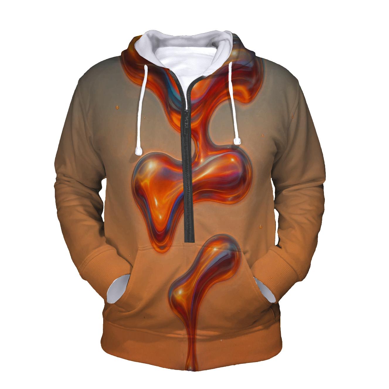 Solar Citrus Meltforms pullover hoodies