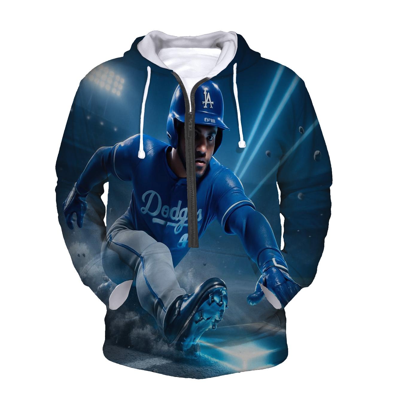 Chrome Moonbase Slide premium hoodies