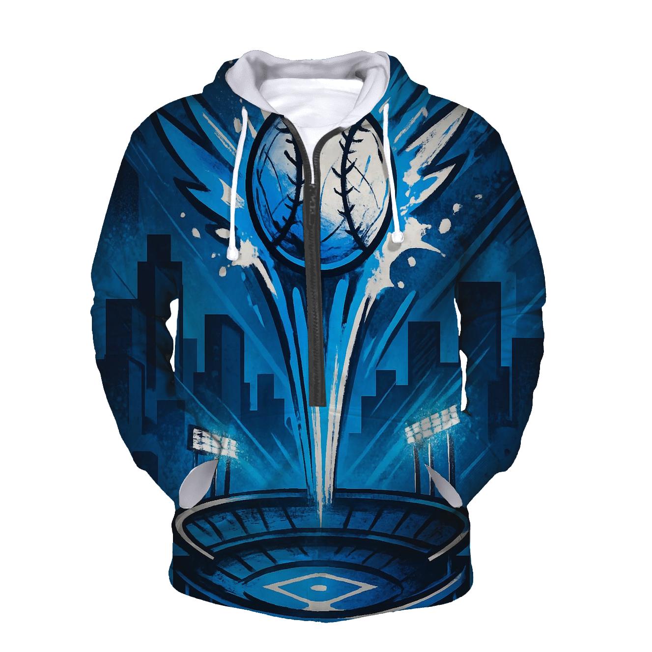Graffiti Skyline Home Run Bloom designer hoodies