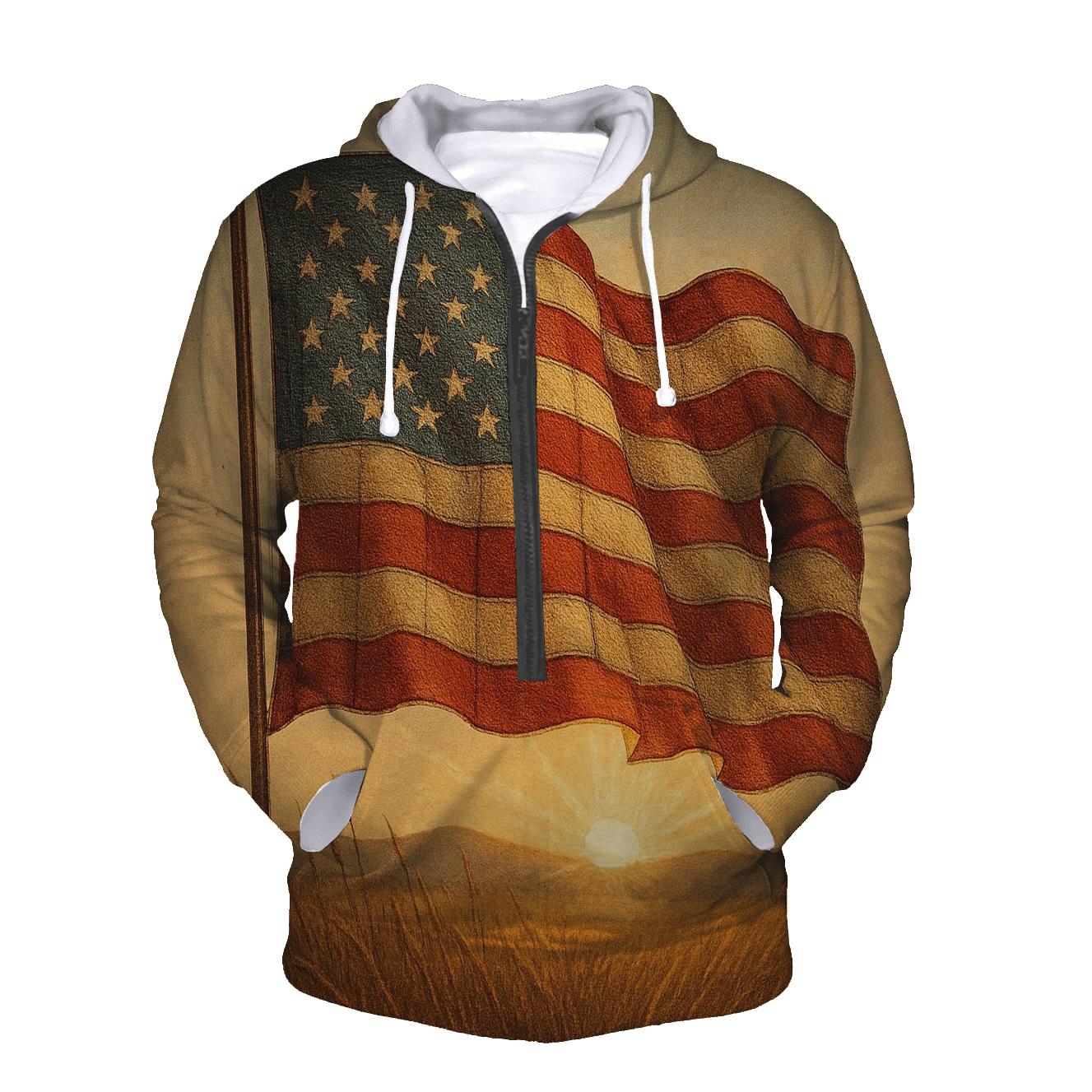 Prairie Dawn Patchwork Standard lightweight hoodies