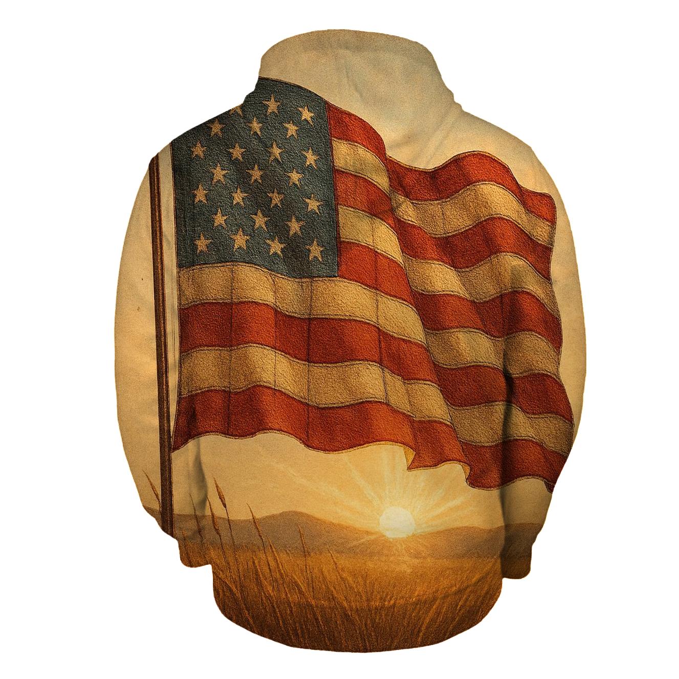 Prairie Dawn Patchwork Standard lightweight hoodies