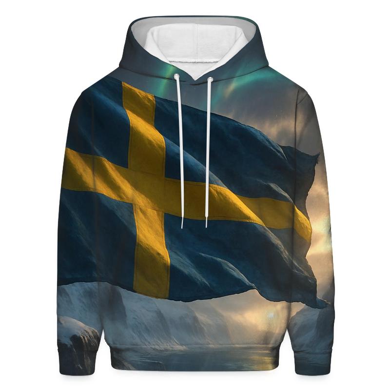 Sweden Aurora Fabric Crest heavyweight hoodies
