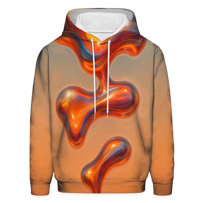 Solar Citrus Meltforms zip-up hoodies