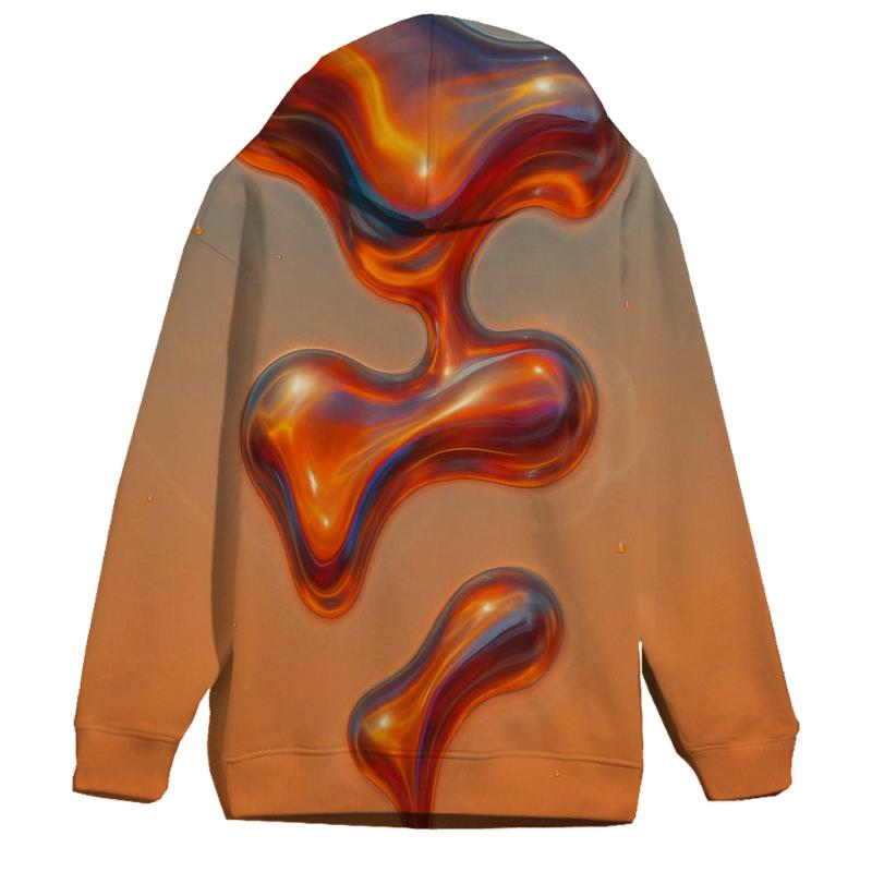 Solar Citrus Meltforms zip-up hoodies