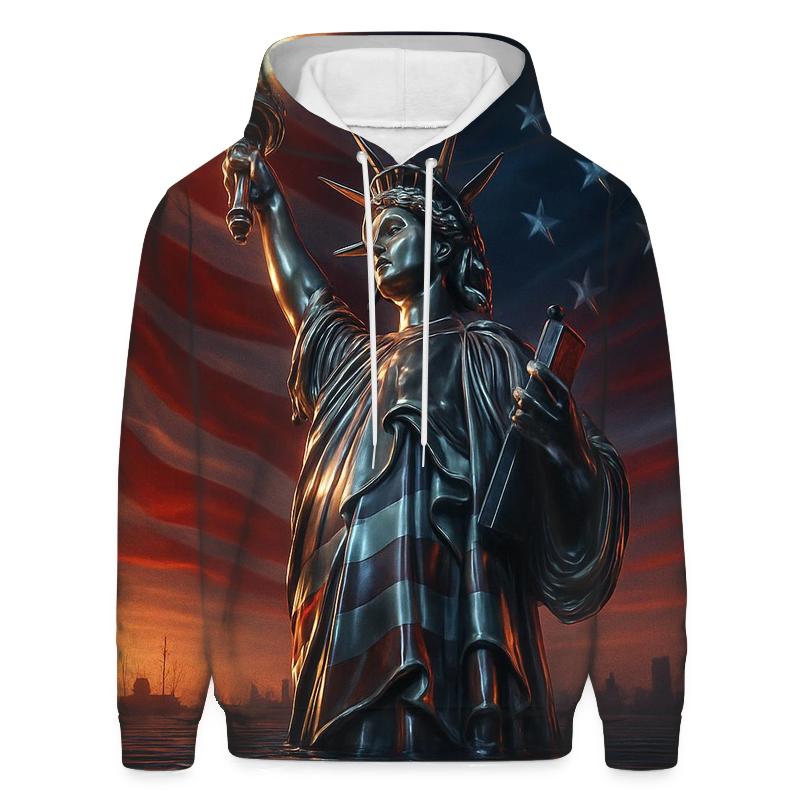 Liberty Harbor Steelwave printed hoodies