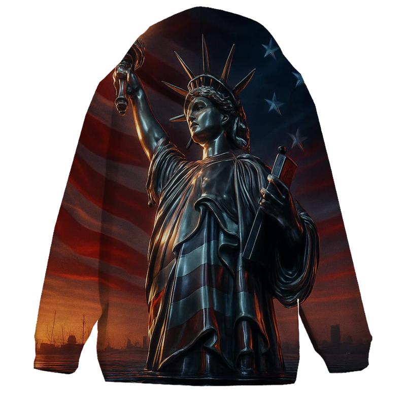 Liberty Harbor Steelwave printed hoodies