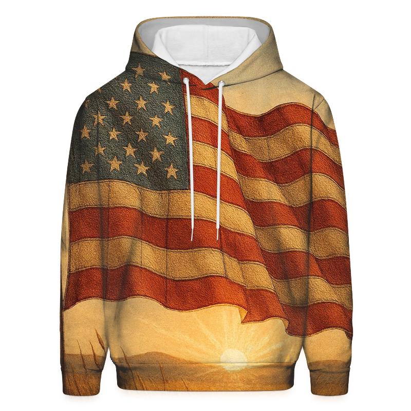 Prairie Dawn Patchwork Standard premium hoodies