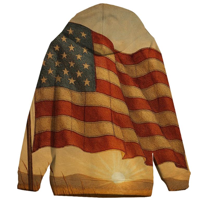 Prairie Dawn Patchwork Standard premium hoodies