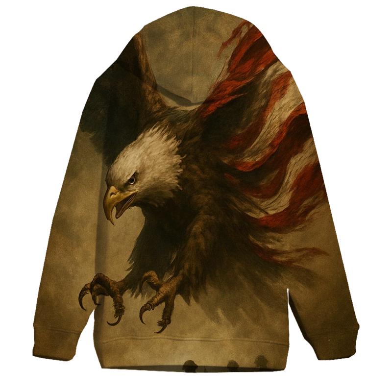Sentinel Eagle Above The Dust Line pullover hoodies