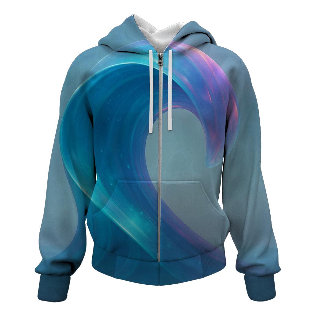 Prismatic Tide Cathedral pullover hoodies
