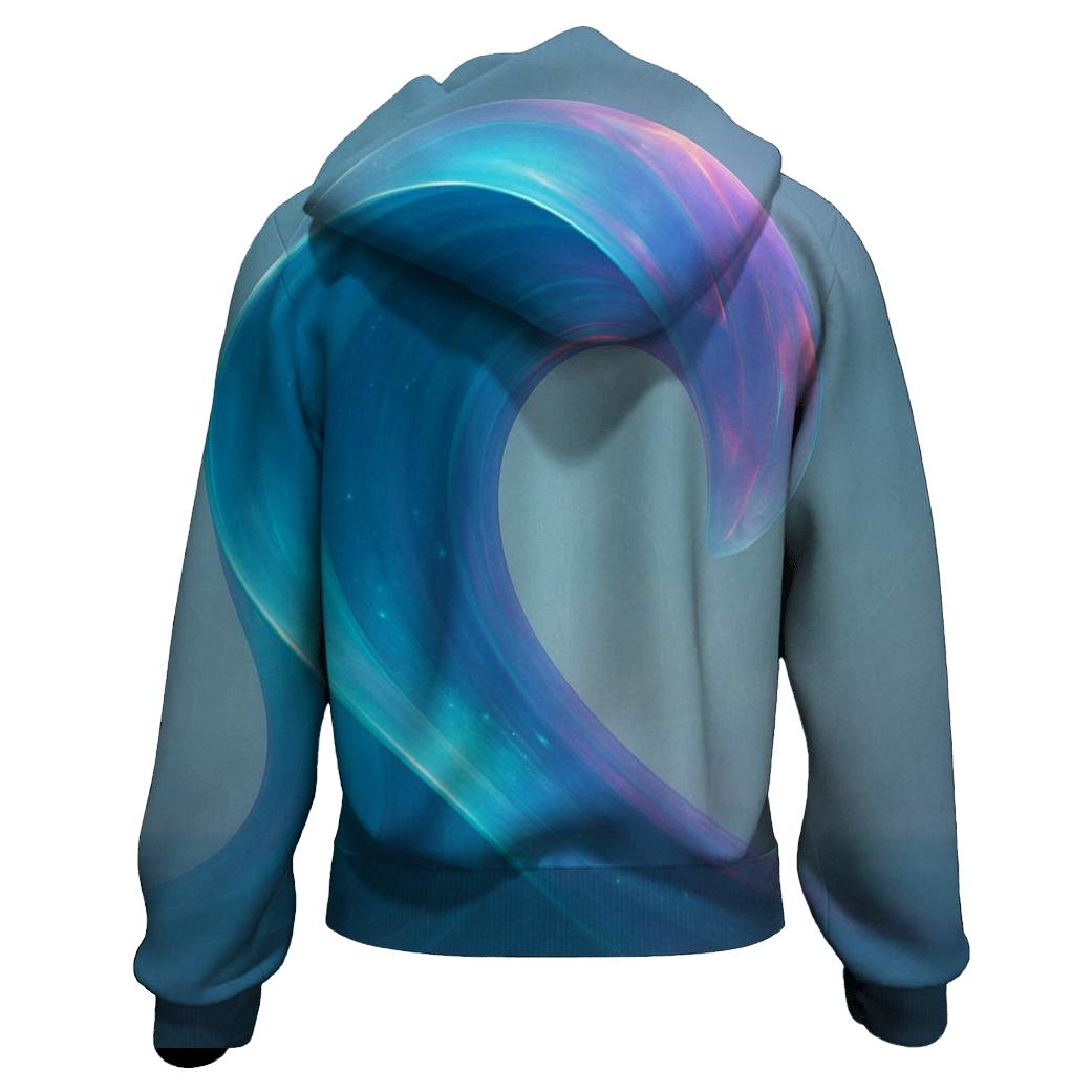 Prismatic Tide Cathedral pullover hoodies