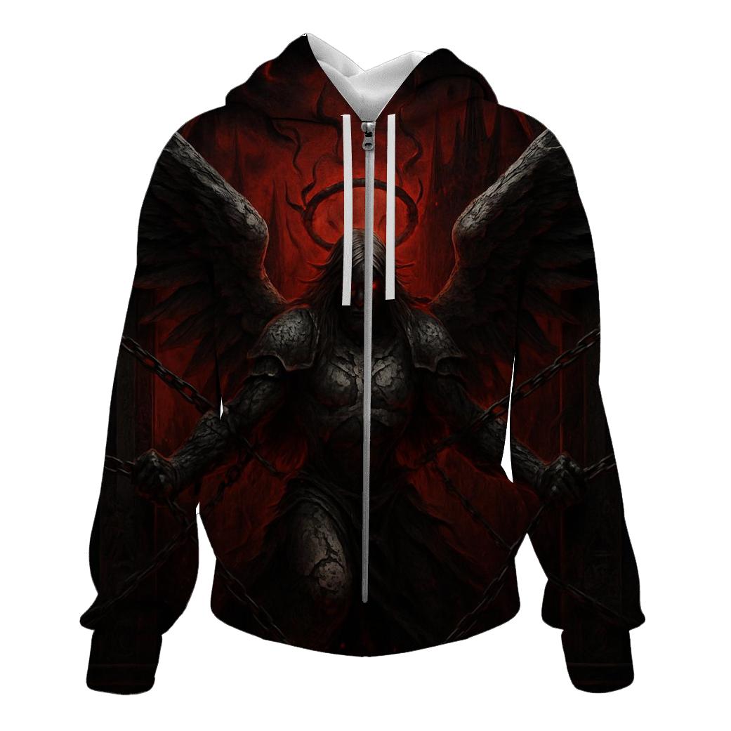 Cathedral Of The Chained Seraph zip-up hoodies