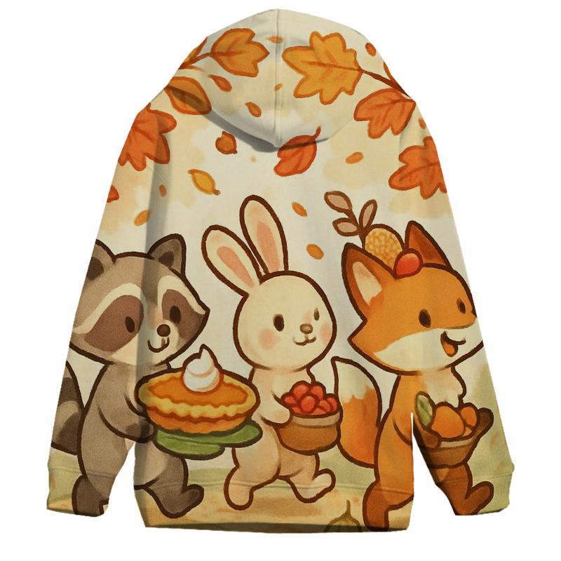 Woodland Friends Harvest Parade hoodies fashion