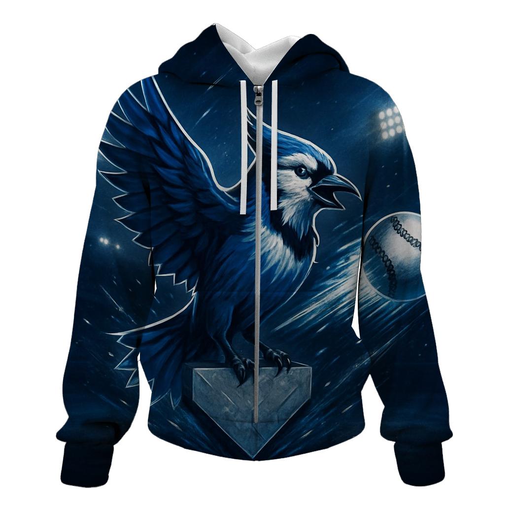 Midnight Wingburst Blue Jays Diamond designer hoodies