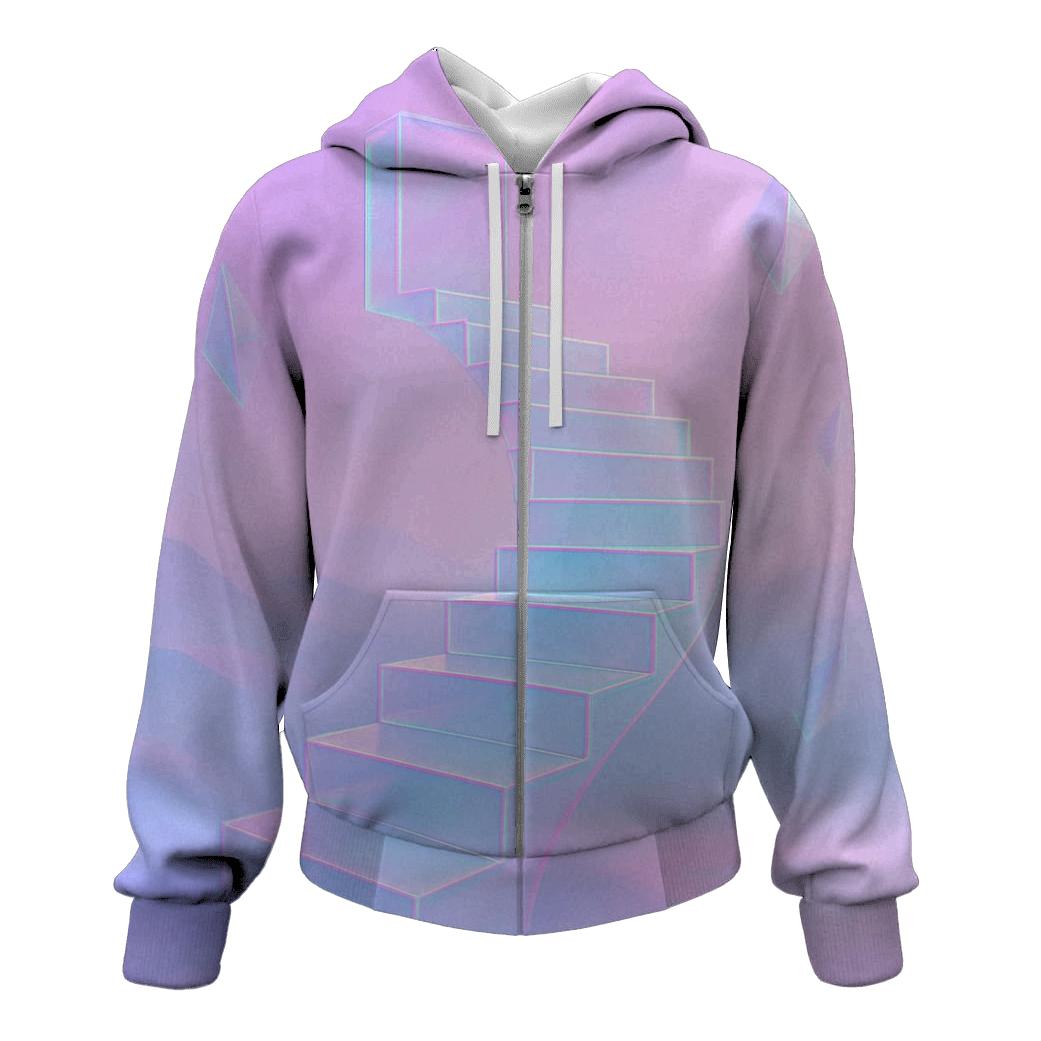 Aurora Mirage Steps heavyweight hoodies