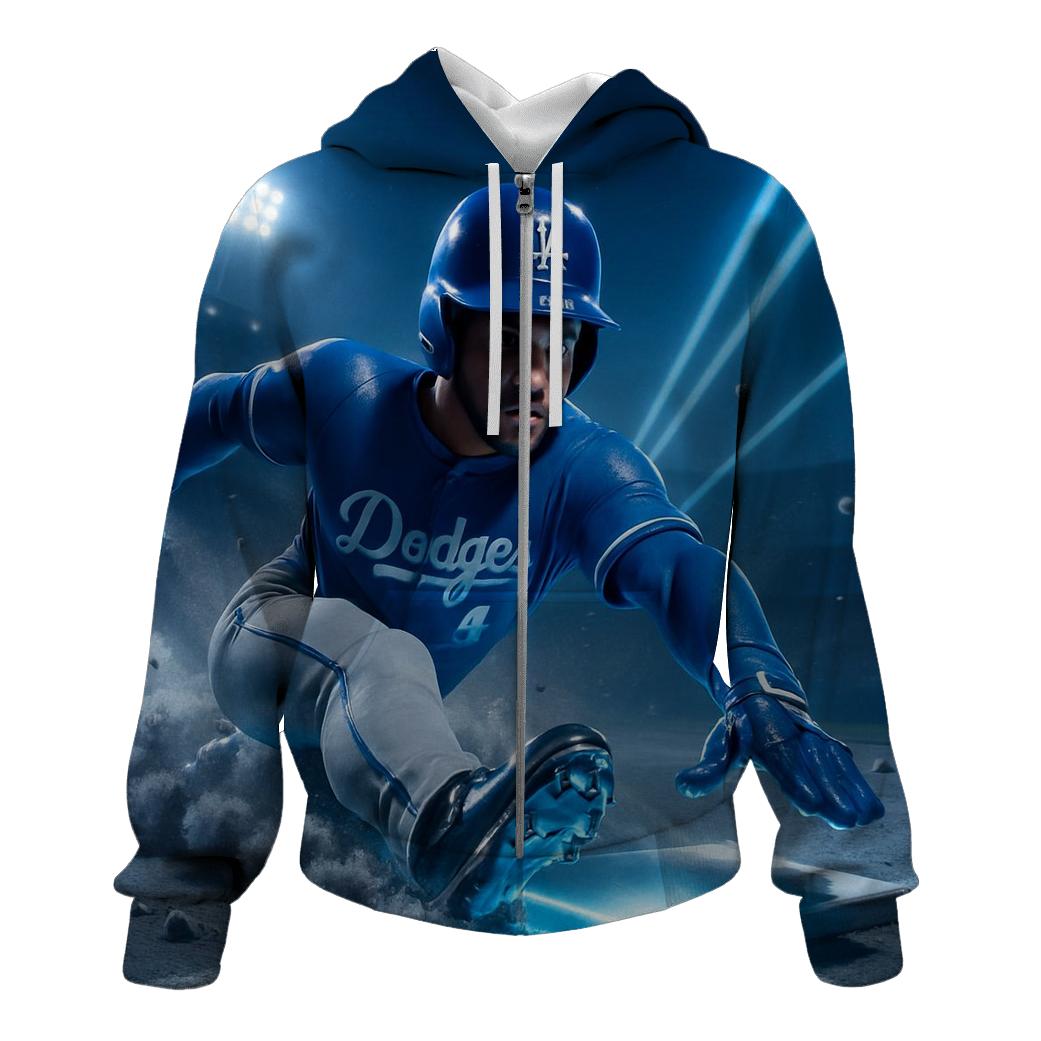 Chrome Moonbase Slide graphic hoodies