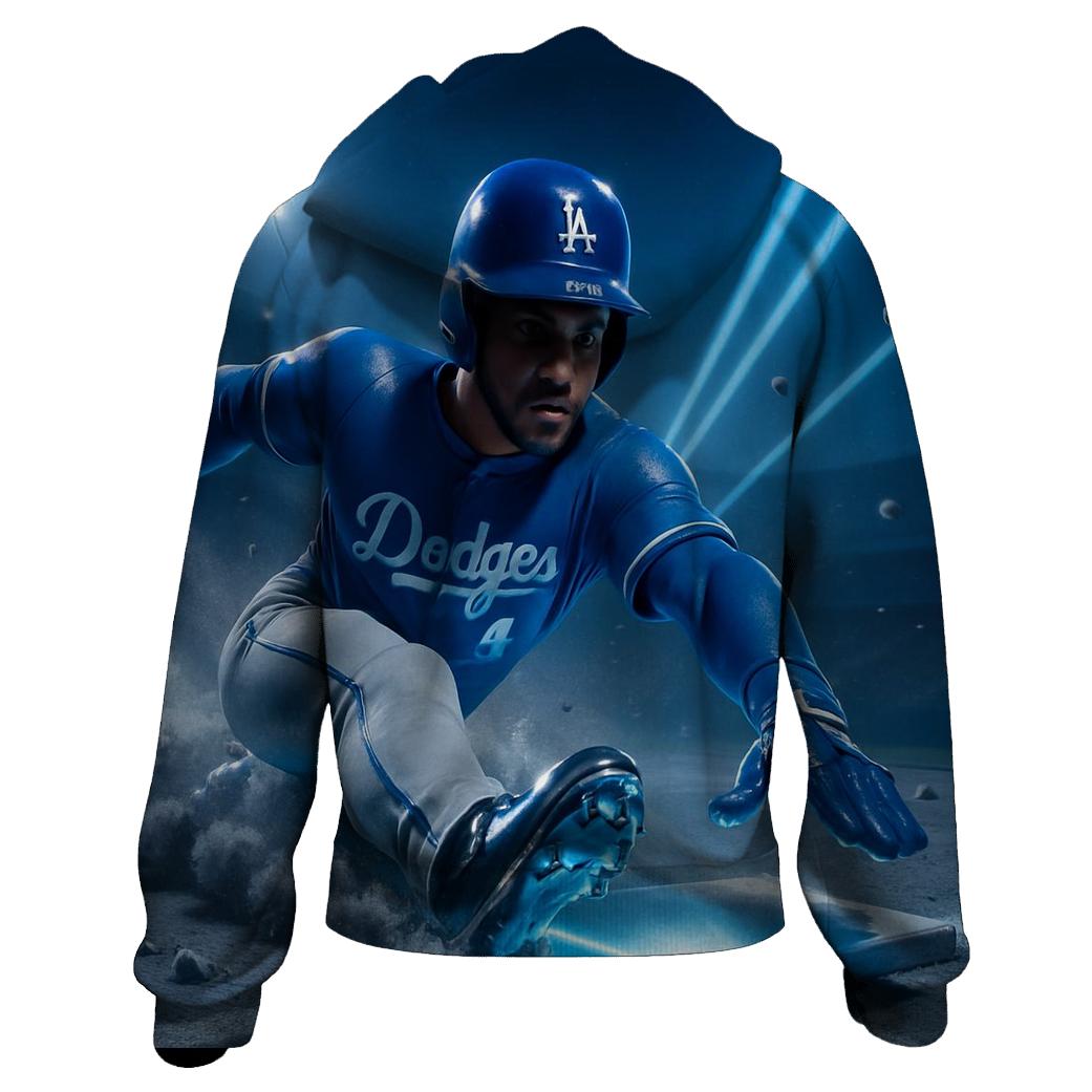 Chrome Moonbase Slide graphic hoodies