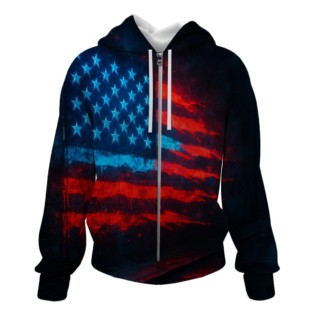 Neon Alley Starburst Banner designer hoodies