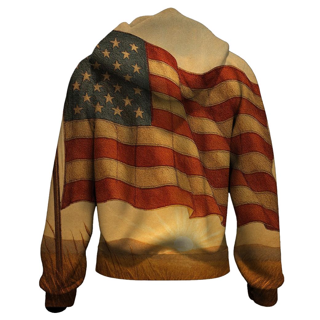 Prairie Dawn Patchwork Standard designer hoodies