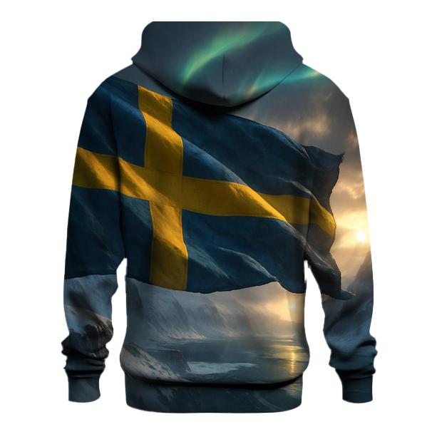 Sweden Aurora Fabric Crest hoodies fashion