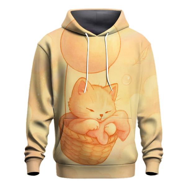 Sunrise Cloud Basket Kitten custom hoodies