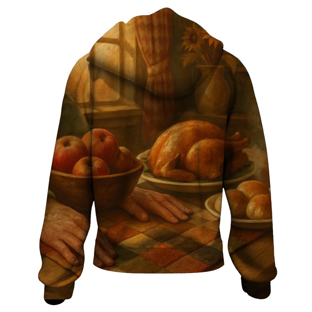 Grandmother Quilt Tabletop Gratitude Still Life hoodie designs