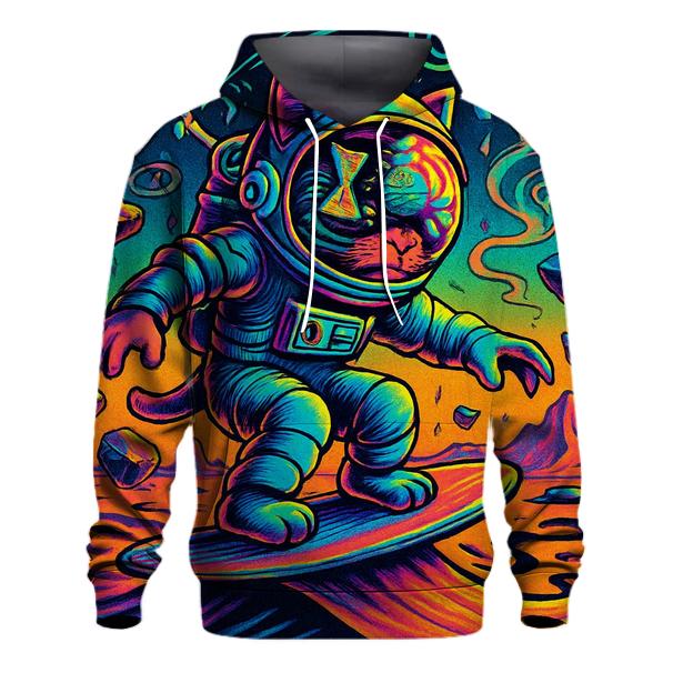 Time Dune Astronaut Cat designer hoodies