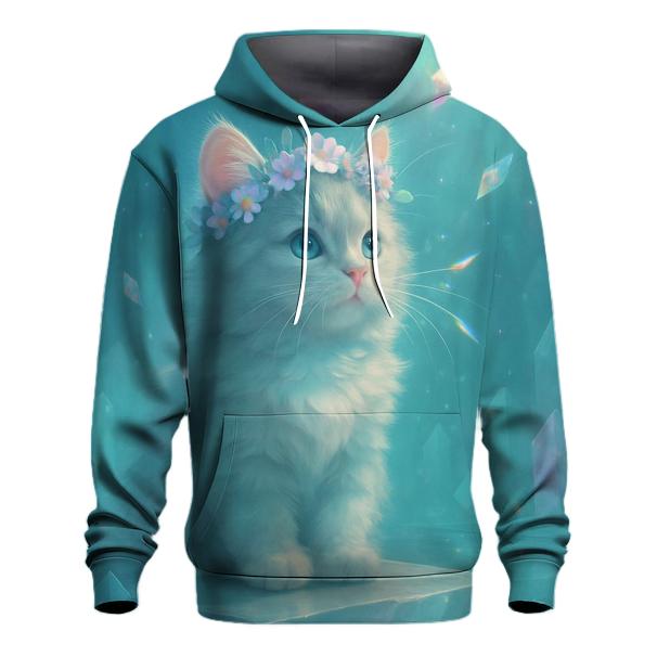 Crystal Cave Purrism Mirage graphic hoodies