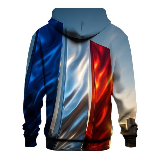 France Metallic Tricolor Skyline hoodie trends