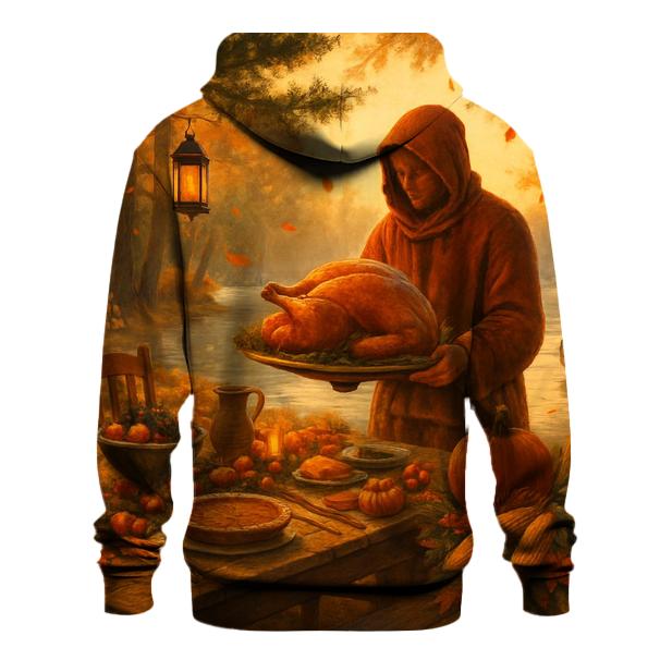 Autumn Lake Feast Under Lantern Pines hoodie designs