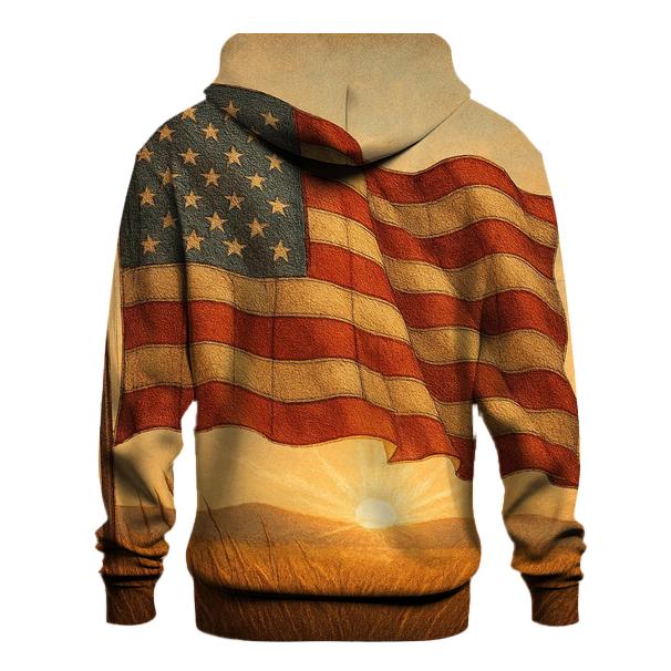 Prairie Dawn Patchwork Standard zip-up hoodies