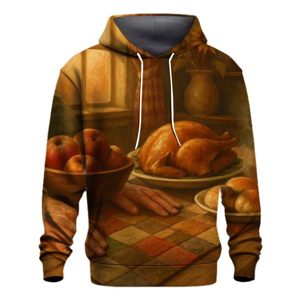 Grandmother Quilt Tabletop Gratitude Still Life custom hoodies