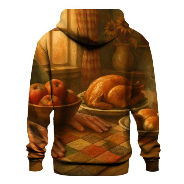 Grandmother Quilt Tabletop Gratitude Still Life custom hoodies