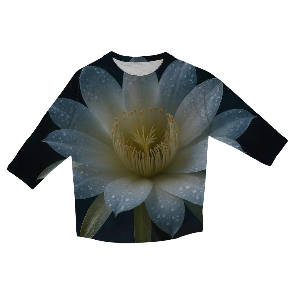 Night Blooming Cactus After Rain trendy 3/4 sleeve tops
