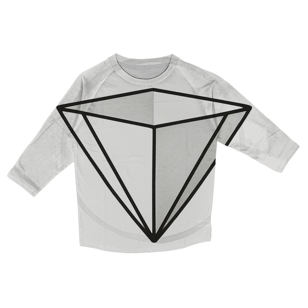 Filter Fold Geometry personalized 3/4 sleeve tees