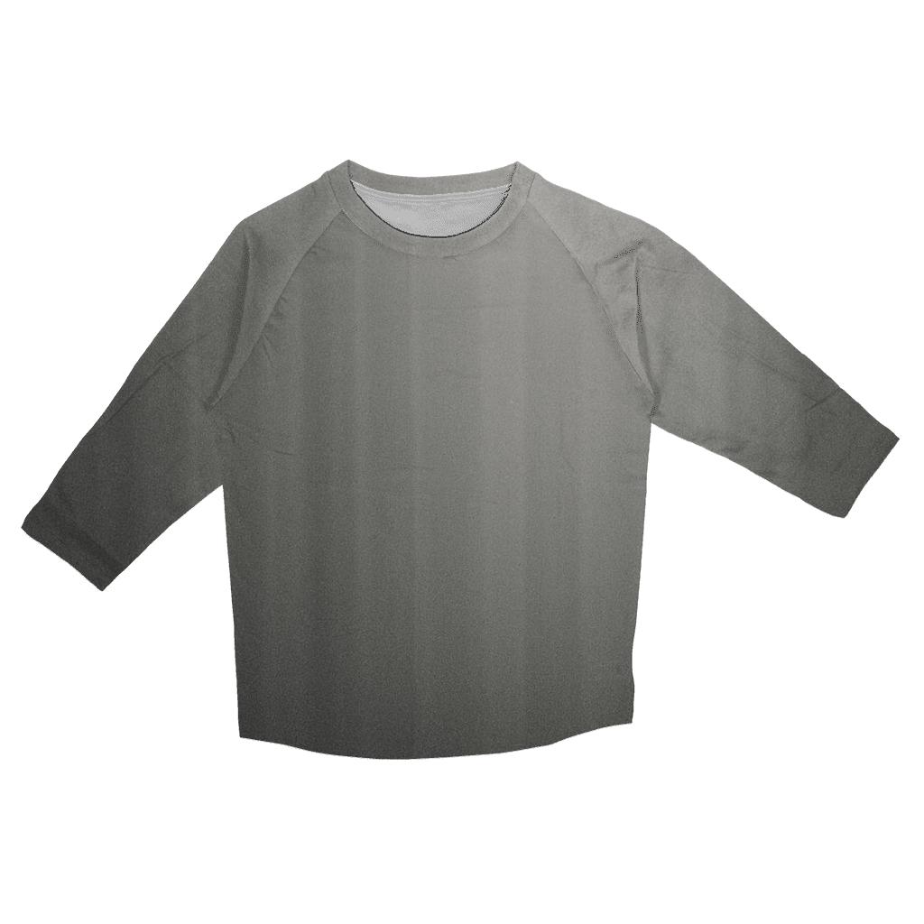 Quiet Monochrome Rainveil printed three quarter sleeve shirts