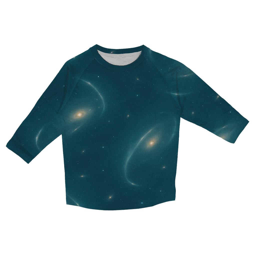 Gravitational Lens Arc Lattice custom 3/4 sleeve shirts